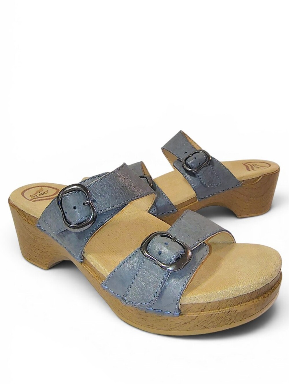 Dansko Sophie Women's Leather Sandals Adjustable Double Strap Clogs 40